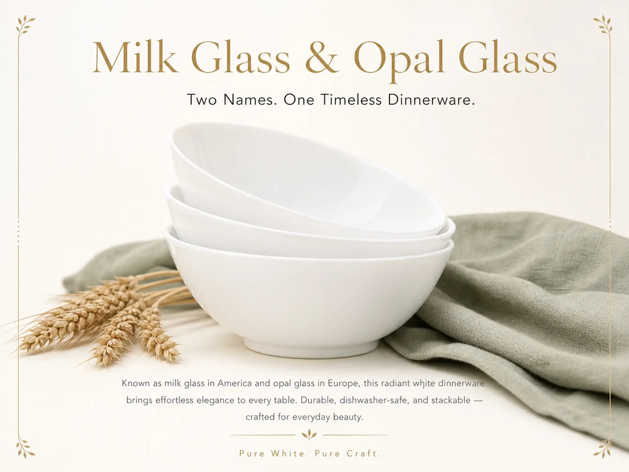 opal glass and milk glass same name